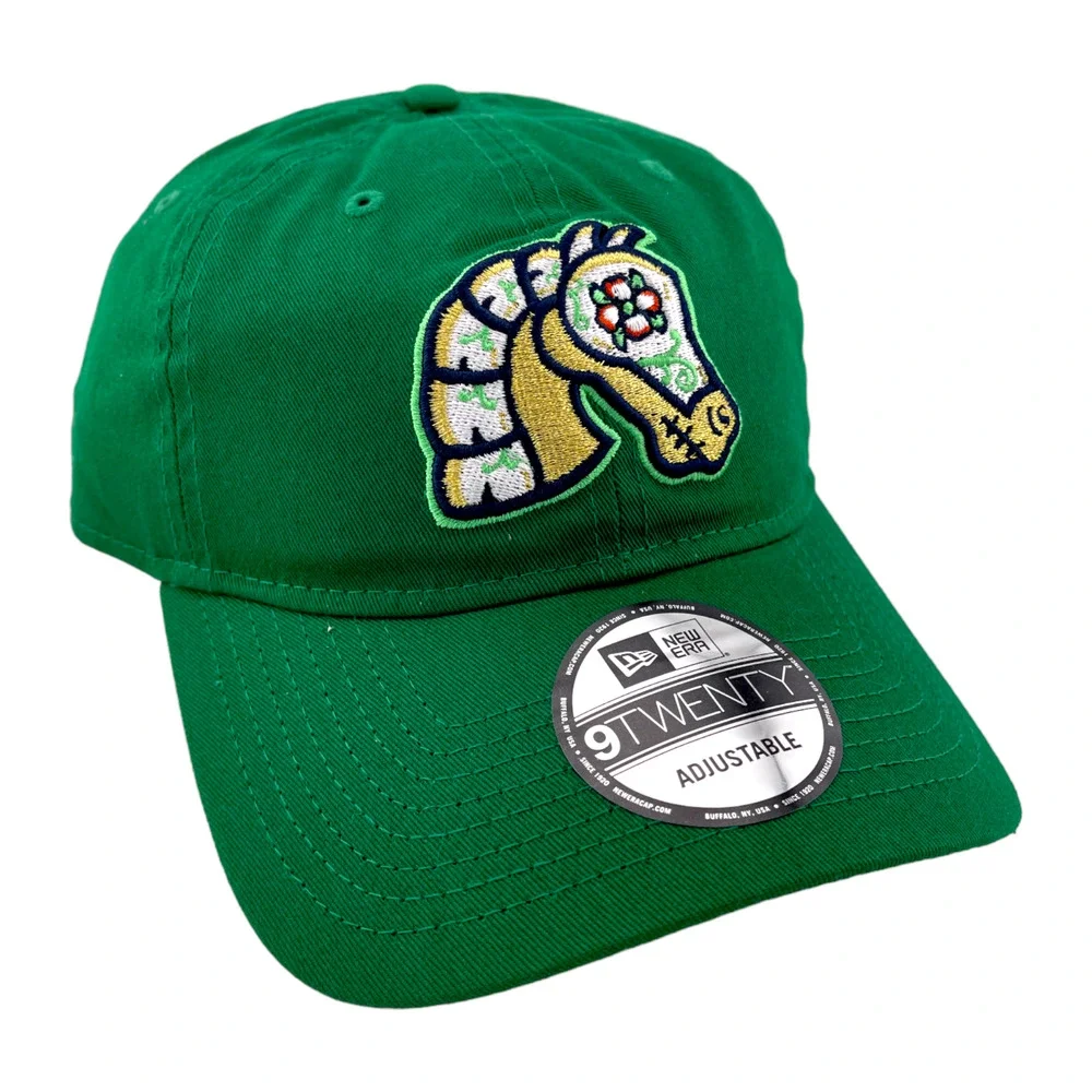 New Era Charlotte Knights Copa Caballeros Green MiLB‎ 9Twenty Adjustable Dad Hat